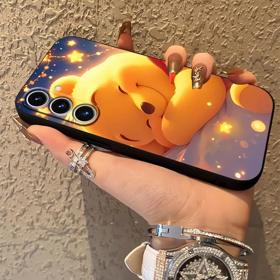 ديزني ويني ذا بودل حافظة لهاتف سامسونج جالاكسي A33 A34 A72 A73 A14 A15 A51 A52 A24 A31 A16 A21s A54 A71 A12 A13 A35 A41 A17