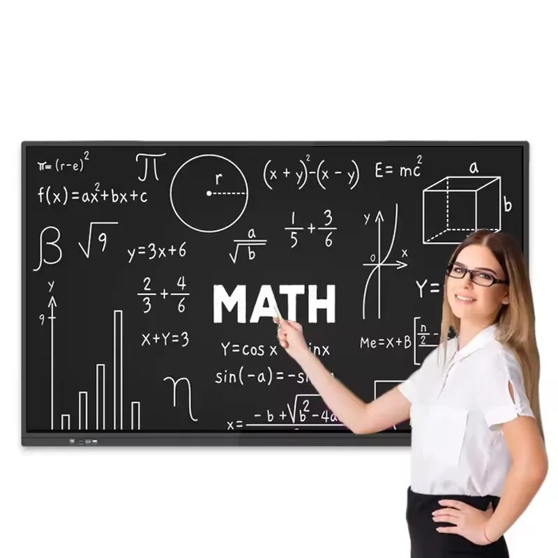 

[Hot Sale] Factory Price 4K Android Interactive LCD Smart Board 75/85/98/110 Inch Touch Multi-language Software OEM 86 Inch Whit