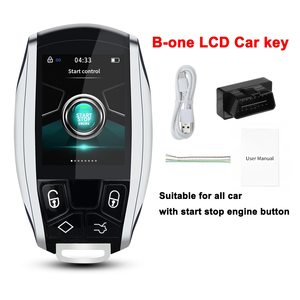 Universal B-One Modified LCD Screen Display Car Key For BENTLEY BMW Mercedes-Benz Audi Ford VW Porsche Toyota Hyundai Remote New