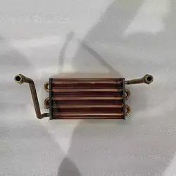 Heat exchanger primary used for boilers Bosch gaz 2000 w 24c, 6000 w 24c, 24h。Body length 270mm