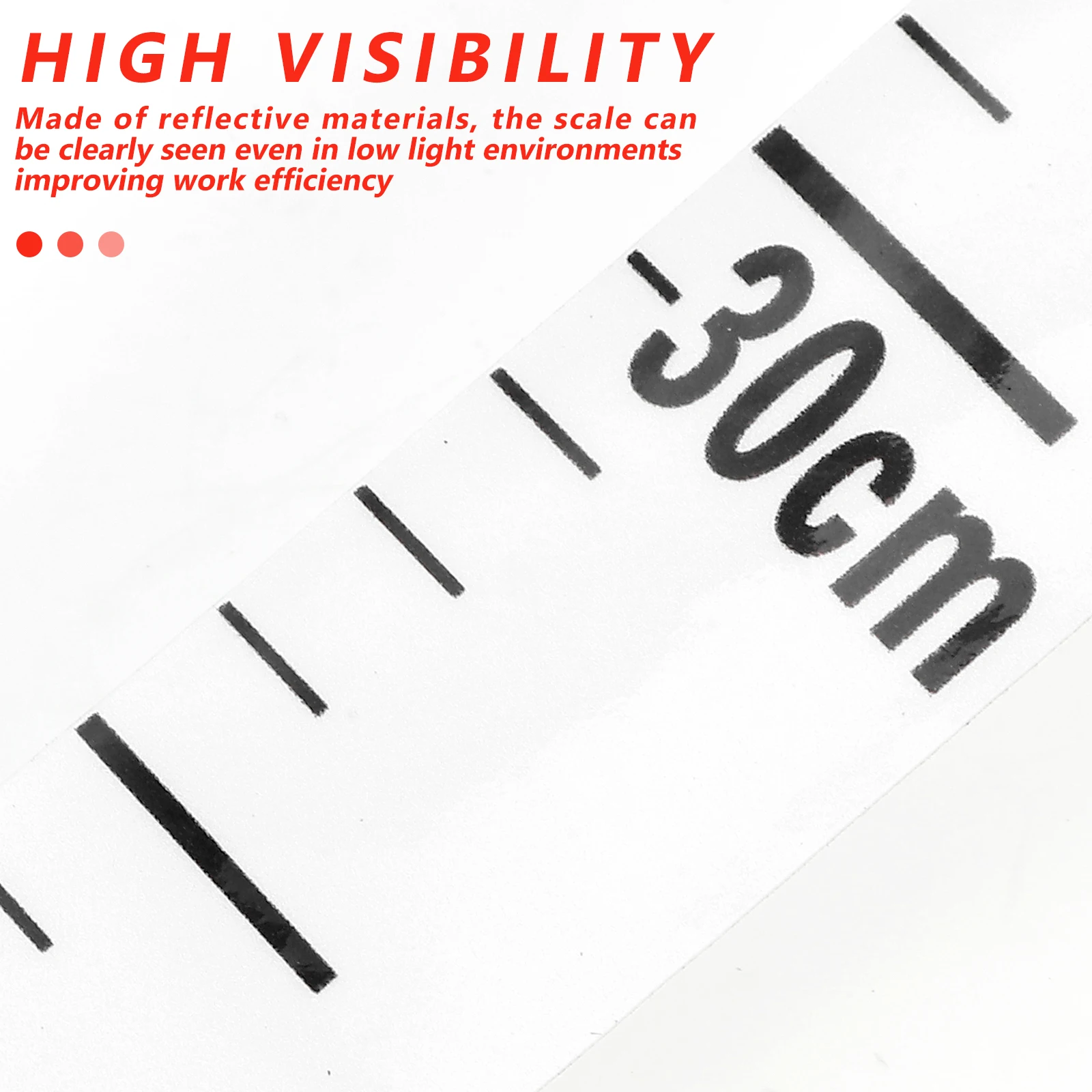 

Water Level Scale Sticker 35mm x 2m Reflective Self-adhesive Measurements Pond Pool Capacity Gauge Easy Visible