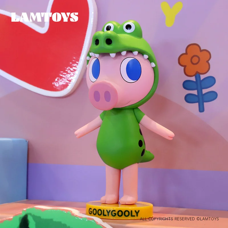 Lamtoys หมูสีชมพูน่ารัก Daisy Series Blind สุ่มกล่องของเล่นกล่องลึกลับ Guess กระเป๋า Kawaii เดสก์ท็อปสาวกล่องเซอร์ไพรส์ของขวัญ