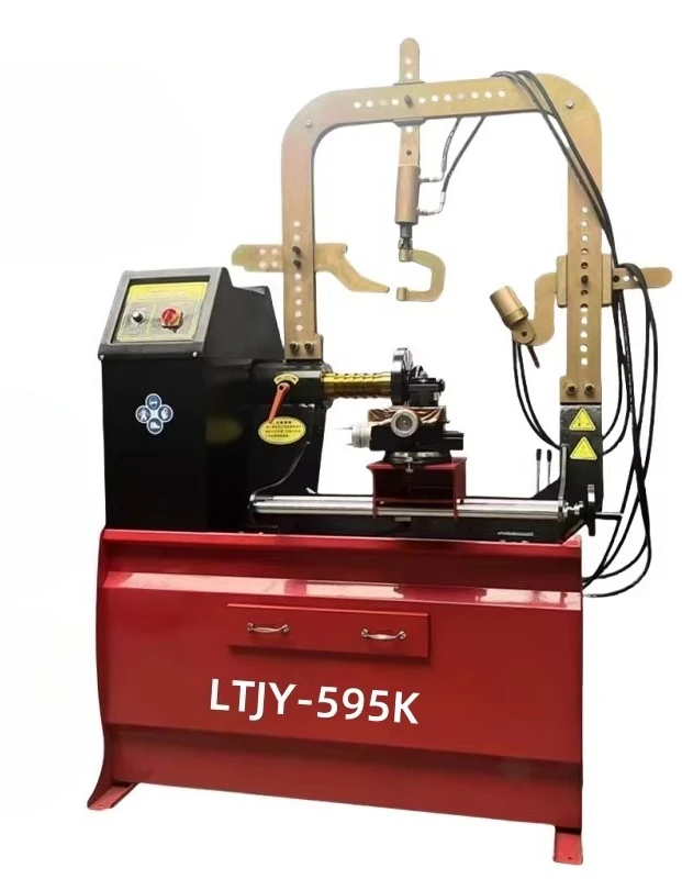 2 cylinder with lathe 220V or 380V, aluminum alloy steel ring deformation correction of automobile wheel repair machine