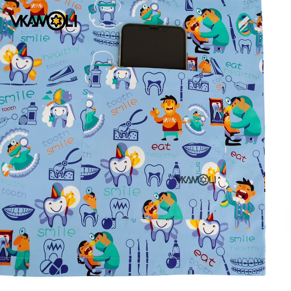 Clearanced sale Hospital Staff Scrubs tops V-neck Shirt Dental Clinic Supplies Nurse Work clothes scrubs uniform