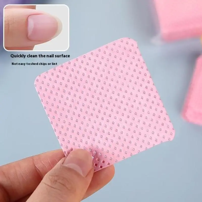 200/300/600 個不織布パッドマニキュアリムーバーホワイトローズレッド接着剤簡単除去クリーニングパッド爪サロン DIY