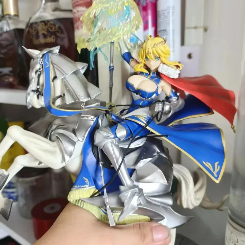 30 centimetri Fate/stay Night Figura Altria Pendragon Saber Equitazione Gunner GK Anime Modello In Pvc Desktop Ornamenti Regali di Festa Giocattolo