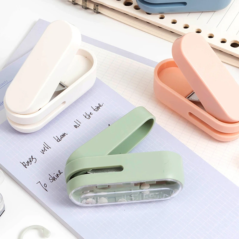 Small Size 1 Hole Paper Punch 6mm Ticket DIY Puncher Machine 4 Colors Design