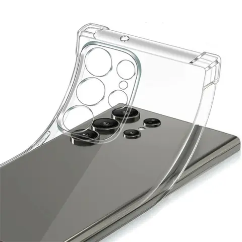 Clear Case Voor Samsung Galaxy S25 S24 S23 S22 S21 Plus Ultra Shockproof Case A54 A34 A14 A56 A53 A33 A36 A13 A52 A32 A55 Cover
