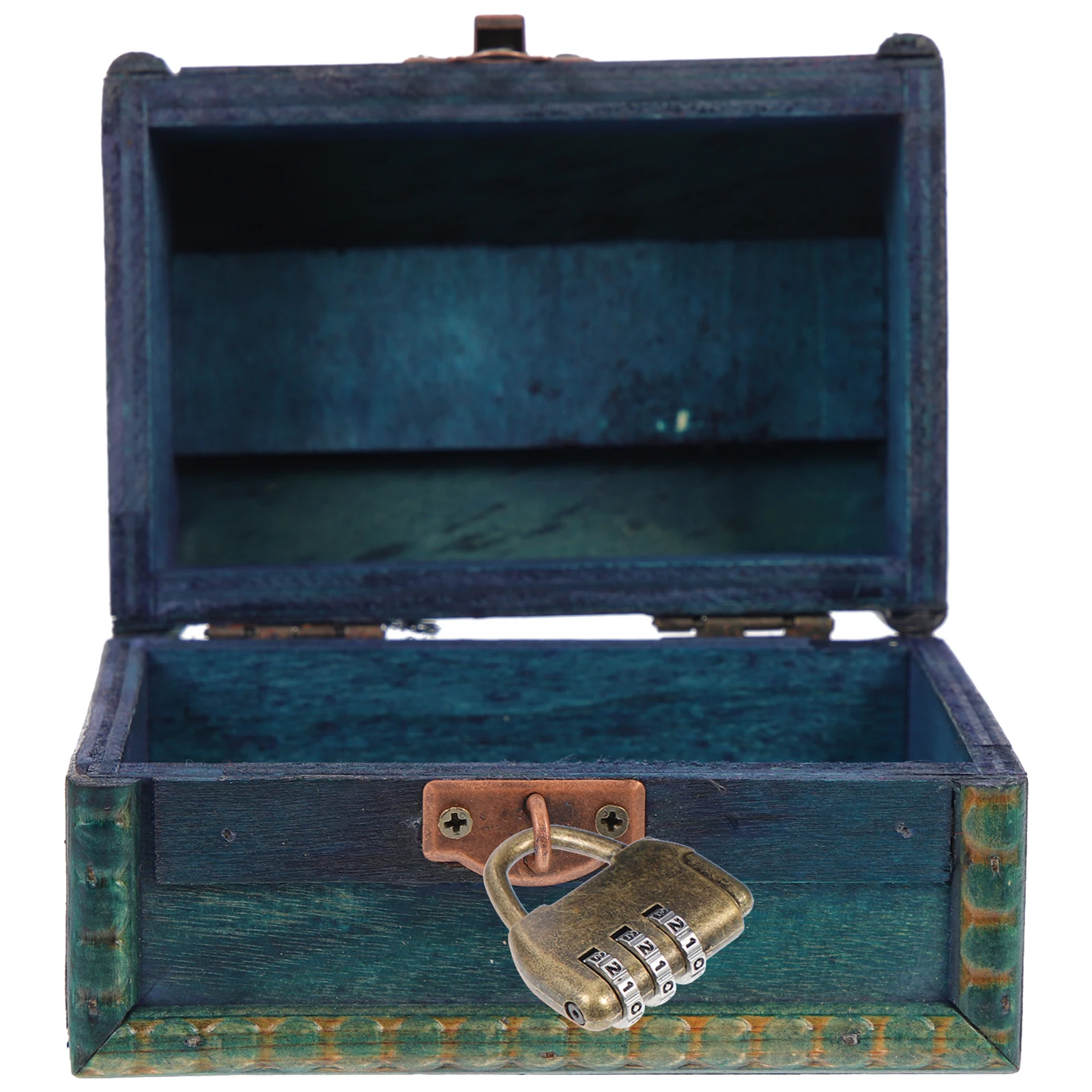 

Jewelry Storage Box Wood ganizer Vintage Case for Bracelet Necklace Retro H held Container Decorative Wooden Box