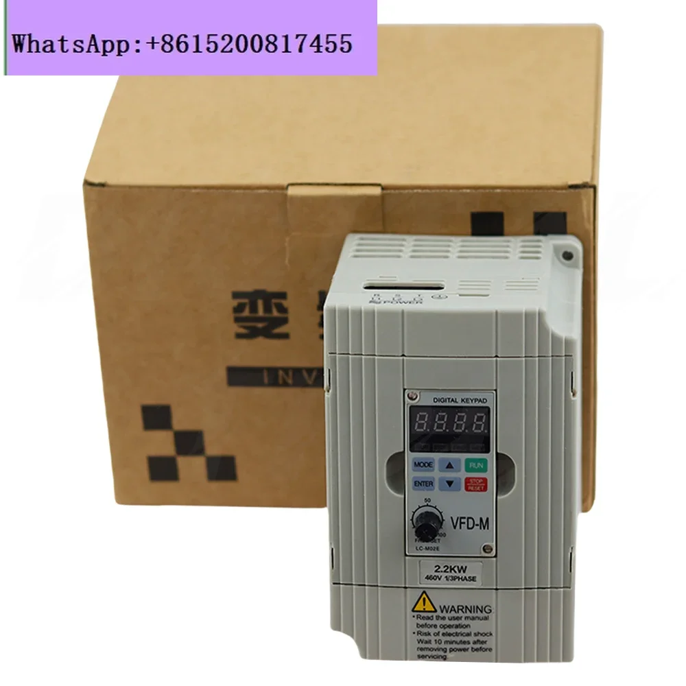 New original taidaVFD-M Series Ultra Low Noise Mini 3-Phase VFD022M43B 2.2KW 380V 460V iInverter