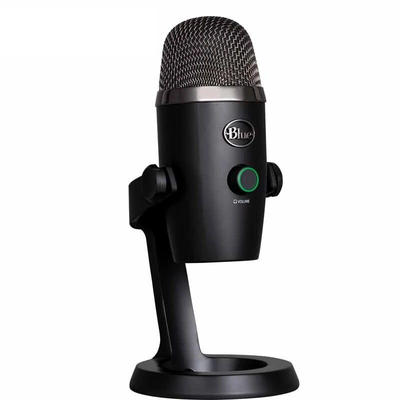 ميكروفون USB ممتاز من Logitech Blue Yeti Nano لـ Creators لتسجيل ألعاب PC Mac