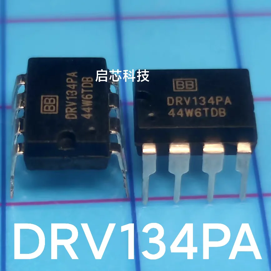 DRV134, DRV134PA – Brand-new, factory-sealed, DIP-8 package, professional-grade balanced audio line driver