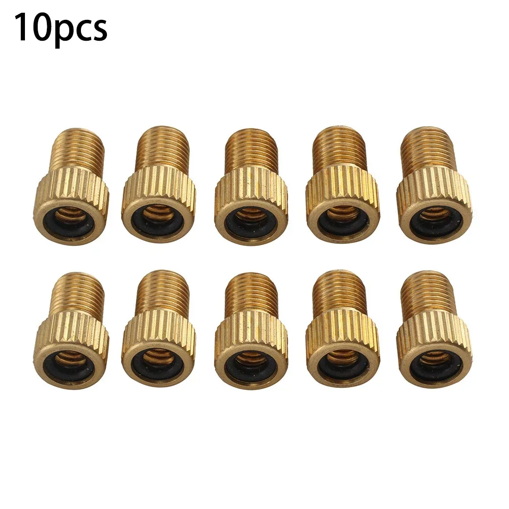 5/10PCS  Bicycle Copper Valve Adapter Dv Sv French To Dunlop Car Valve Car Pump Mountain Road Bike Accessories Easy Installation