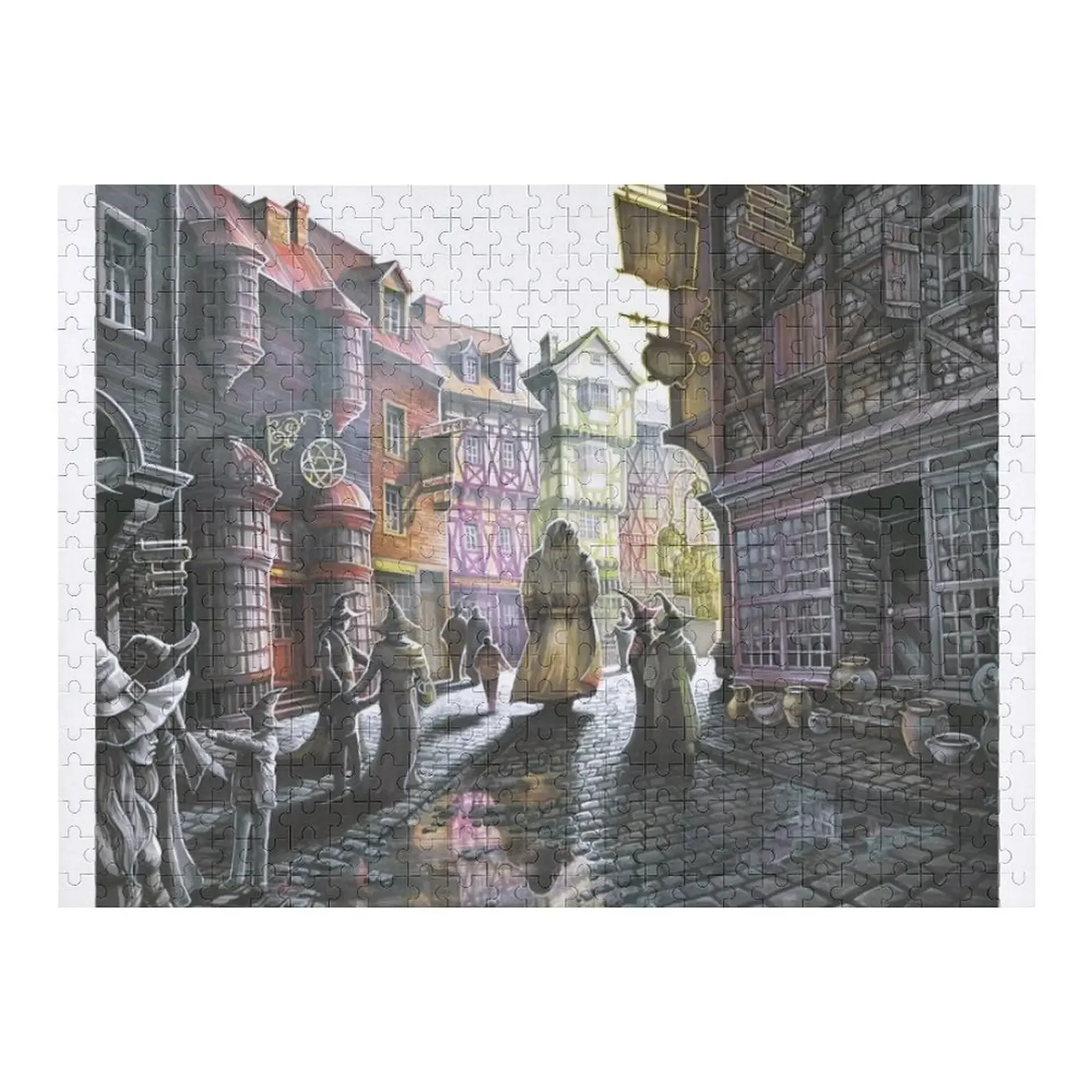 

Harry diagon alley road Jigsaw Puzzle Custom Child Gift Personalized Name Custom Kids Toy Wooden Jigsaws For Adults Puzzle
