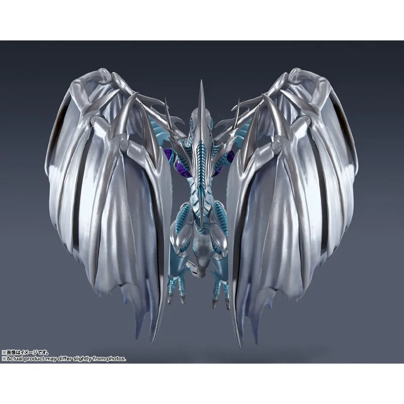 بانداي S.H.Monsterarts يو غي أوه! مجموعة نماذج حقيقية SHM ستاردست التنين أنيمي عمل الشكل المفاصل المنقولة نموذج الأولاد اللعب الهدايا #3