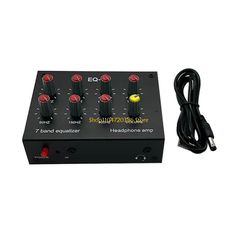 DC5V 12V Treble Bass Adjustment 12dB نطاق التحكم 7 تعادل صوت النطاق