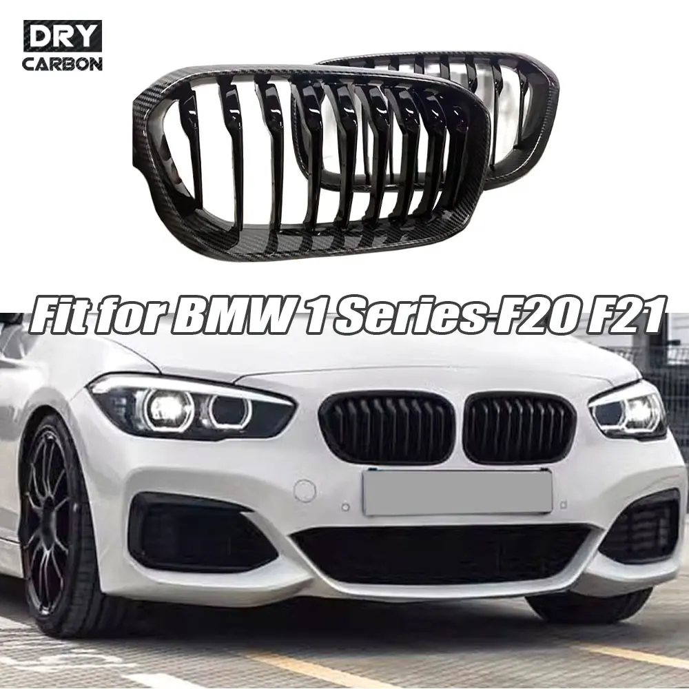 

For BMW 1 Series F20 F21 2015-2018 ABS Material Grille Car Front Bumper Kidney Grill Grilles Racing Grills Body Kits Accessories