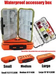 Fishing Box Waterproof Fishing Tackle Box Double-Sided Opening and Closing Bait Box Multifunctional Hook and Bait Accessory Box