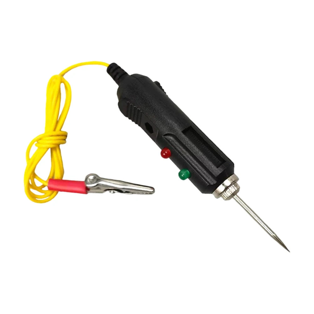 6-24V Voltage Test Pen Metal Plastic Probe Head Tester For Automobile Electrical Equipment Live Neutral Wire Detection Tool