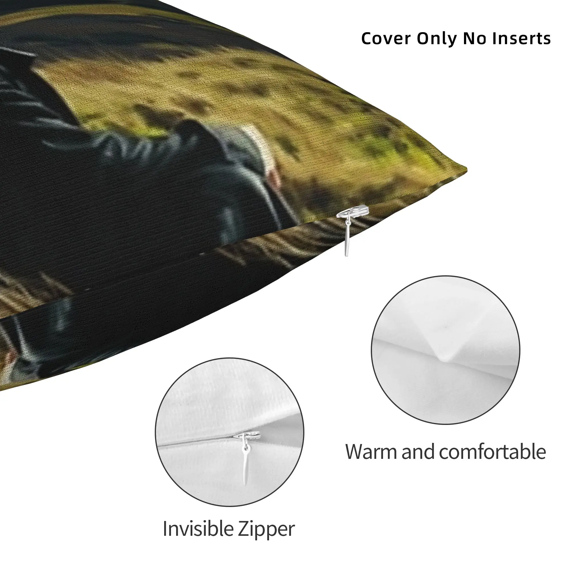 Wuthering Heights Painted Square Pillow Case  Cushion Cover Awesome Polyester Decorative Pillowcover for Bed 45x45cm