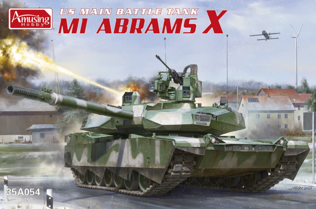 재미있는 취미 장난감 DIY 플라스틱 조립 모델 키트, 35A054 미국 메인 배틀 탱크 M1 Abrams X 1/35