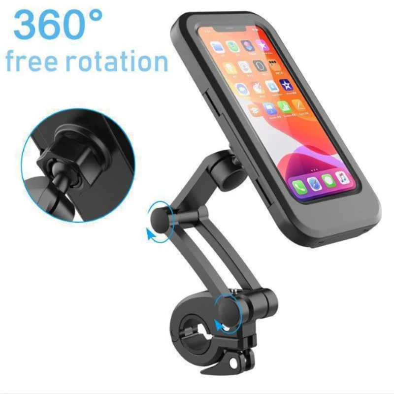 

MotorcycleElectricVehicleMobilePhoneHolderBicycleWaterproofBagNavigationCyclingTouchScreenTelescopicHandlebar Waterproof Bracket