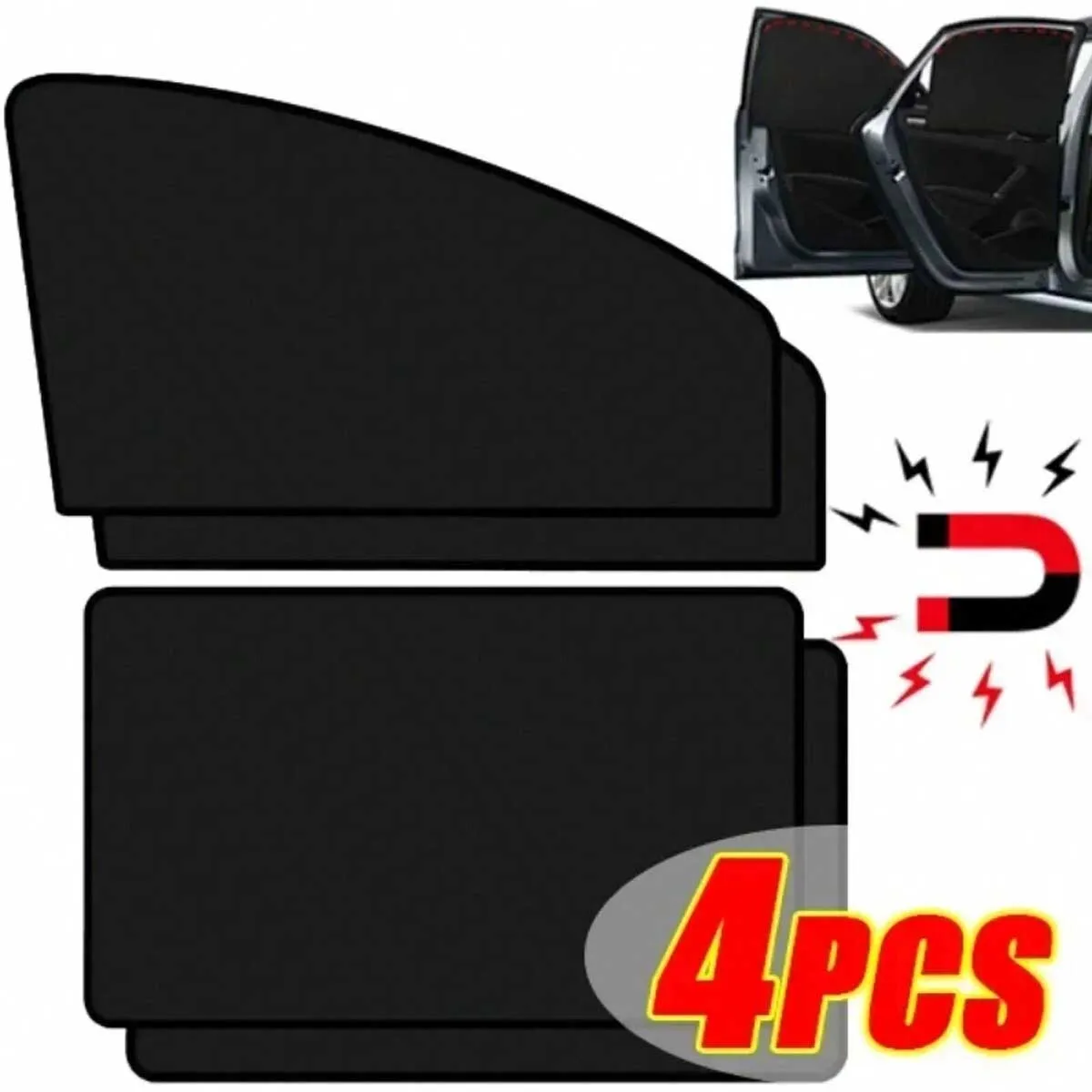 Magnetic curtain protectors, window visors, side window visors, UV protection, suitable for most car models