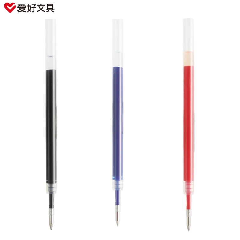 ADWE 0,5 mm Stylo à bille Recharge stylo gel pour écrire journal, fournitures scolaires bureau