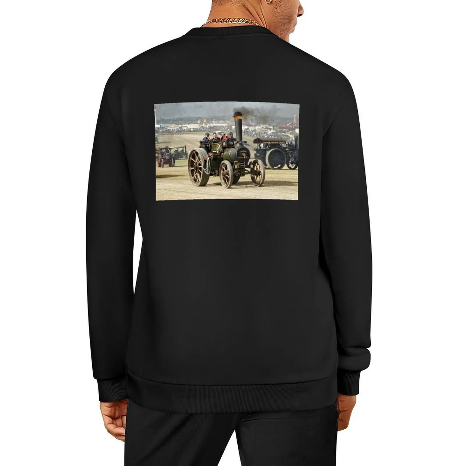 

Burrell 7nhp Steam Road Locomotive No.3257 Clinker Pullover autumn clothes men clothes autumn men's sweatshirt