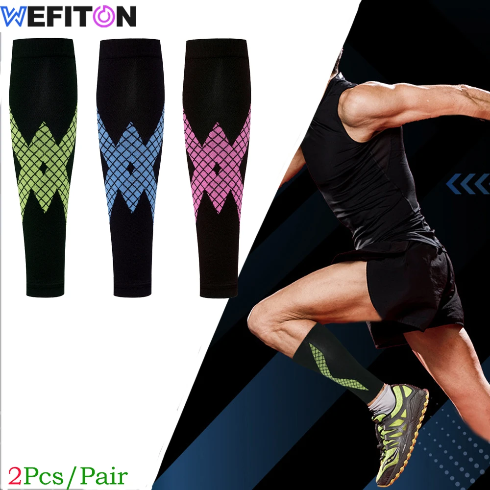 1Pair Joint Compression Calf Sleeves – High-Performance Design,Promotes Blood Flow,Footless Compression Socks for All Lifestyles