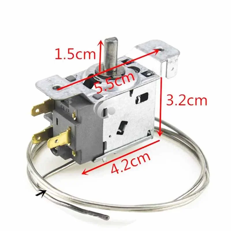 WDF22G 20 22A 18 2-pin 3-pin Terminal Freezer Refrigerator Thermostat Switch Refrigerator Accessories With Metal Wire