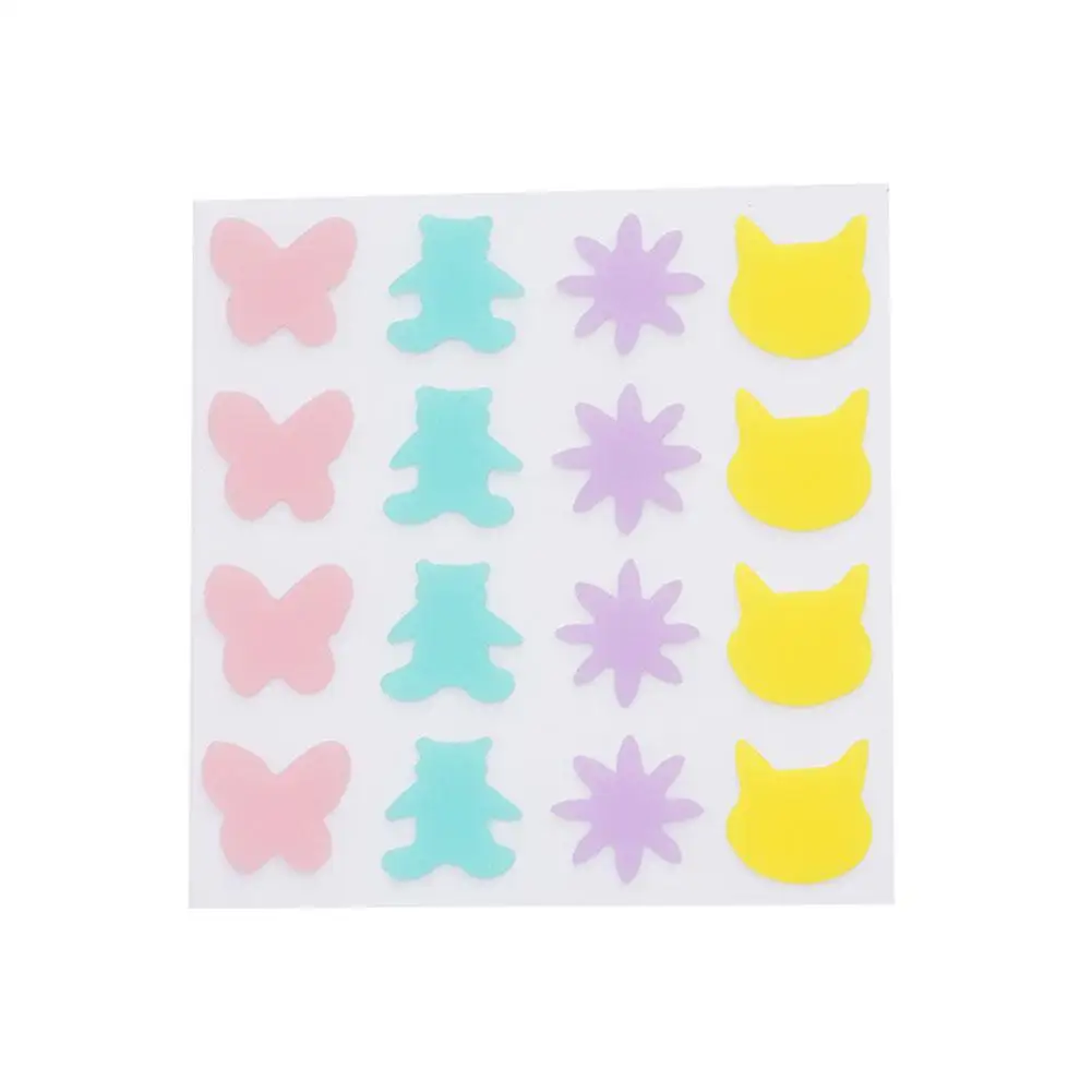 1 Sheet Colorful Acne Patches Cute Star Heart Shaped Acne Removal Sticker Invisible Patch Cover Treatment Skin Pimple Acne C9u6