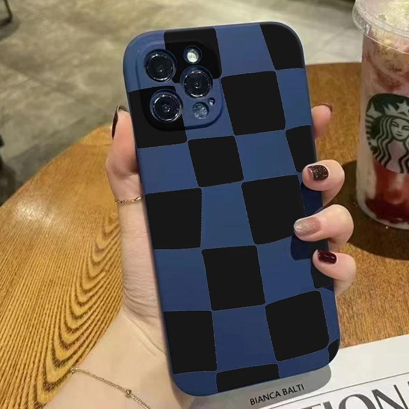 المربعات الملونة نمط طباعة الحالات الهاتف ل Xiaomi Poco F7 F5 F6 X7 X6 X5 Pro 5G M6 X3 F3 للصدمات سيليكون الحلوى الوفير غطاء