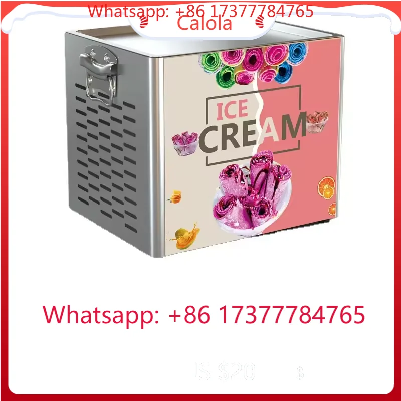 Frozen Candy Machine Small Automatic Ice Cream Roller Snack Fried Fruit Milk Yogurt