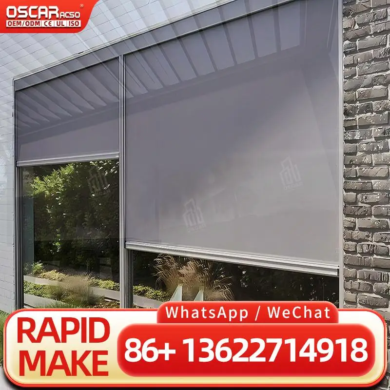 

Outdoor Blinds Pergola Shade Balcony Patio Privacy Screen Rolling Blind