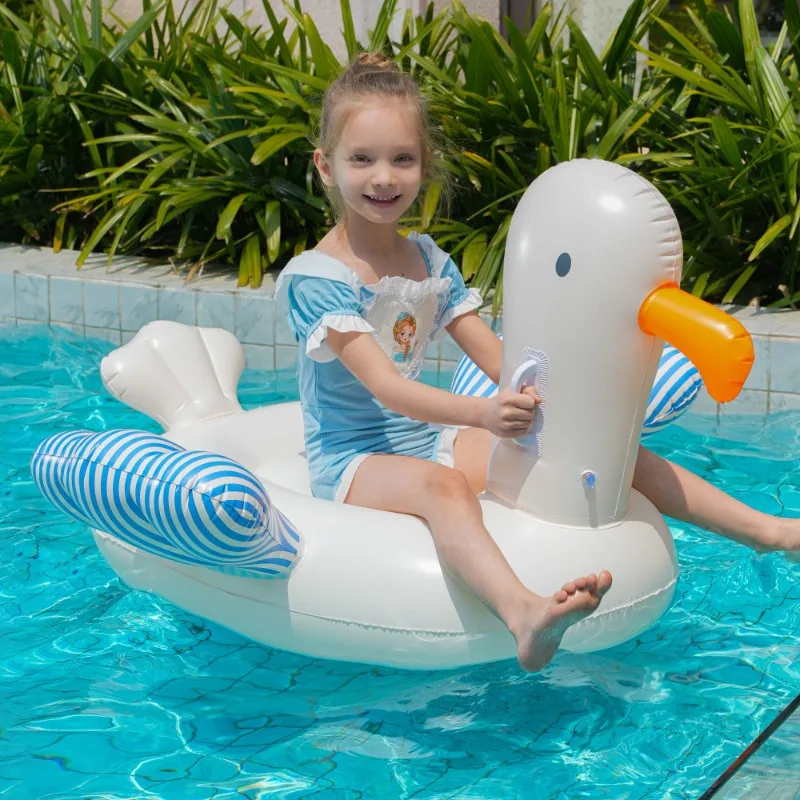 

Thickened PVC Swim Ring | Underarm Waist Ring | Seagull Mounts Float and Play in The Outdoor Swimming Pool