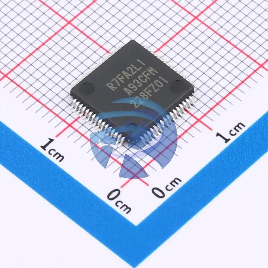 R7FA2L1A93CFM#AA0 128KB 1.6V~5.5V ARM-M23 32KB 48MHz 53 LFQFP-64(10x10) Microcontrollers (MCU/MPU/SOC) china supplier