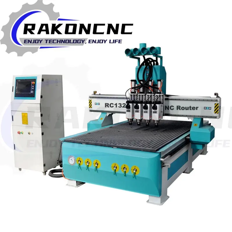 

Directly Use ATC CNC Router 1325 1530 2030 With 4 Tools Changer Furniture Bedroom Wood Cutting Machine With Ce