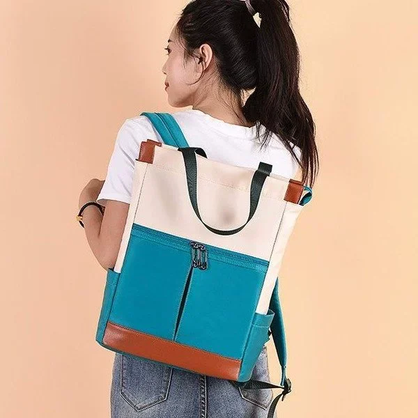 

Новый женский деловой рюкзак из нейлона – водонепроницаемый, большой вместимости, с прочной молнией, универсальная повседневная сумка для женщин