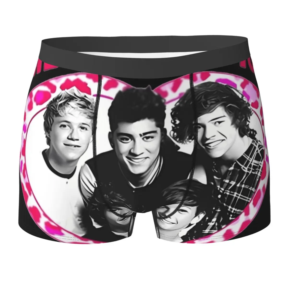 

Нижнее белье с логотипом 1D Ones Music And Directions, мужские шорты в стиле рок-группы, дышащие шорты-боксеры, трусики больших размеров высокого качества