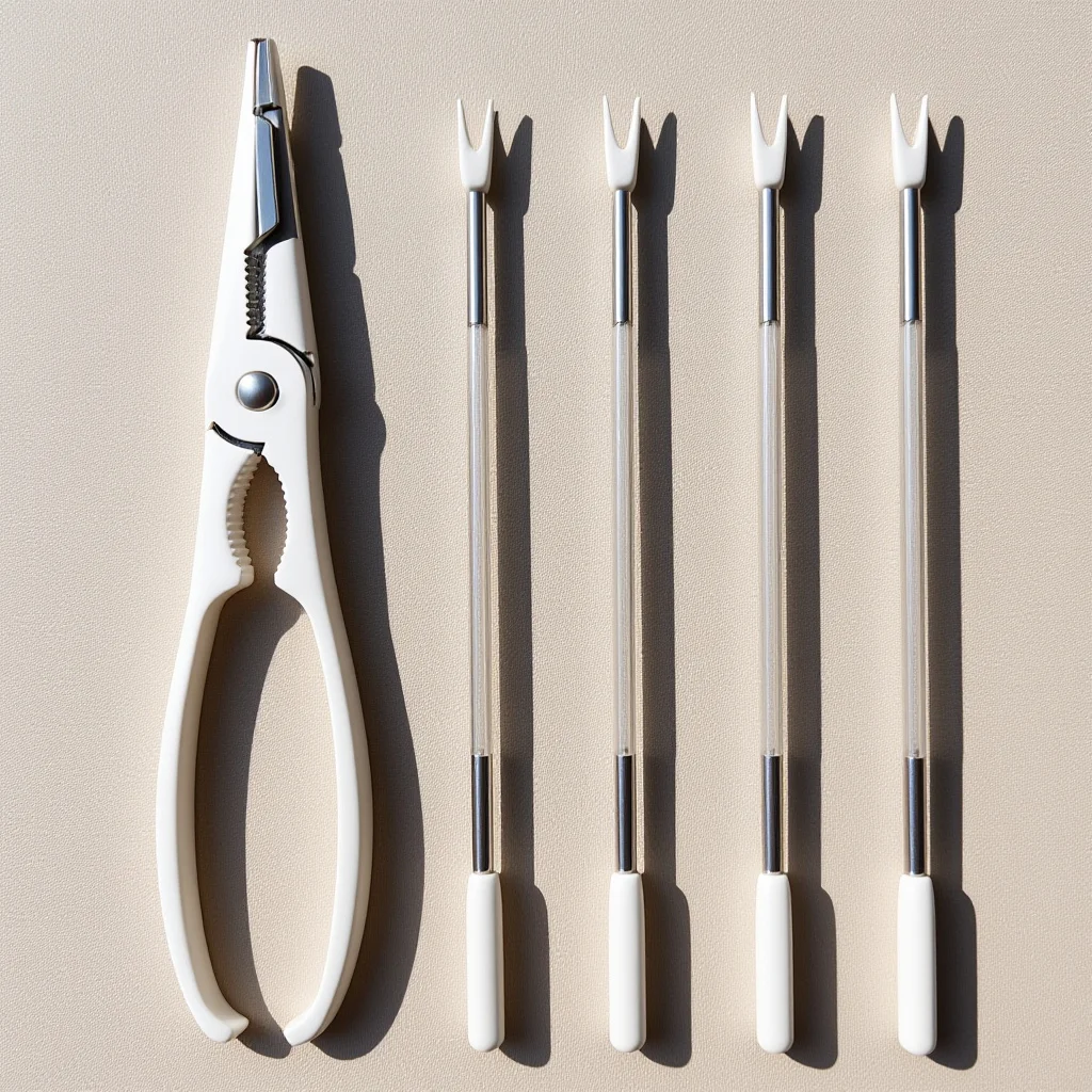 

1Set Crab Leg Crackers Tools Set Stainless Steel Seafood Forks Picks for Home Restaurant Party Supplies Crab Eating Tools