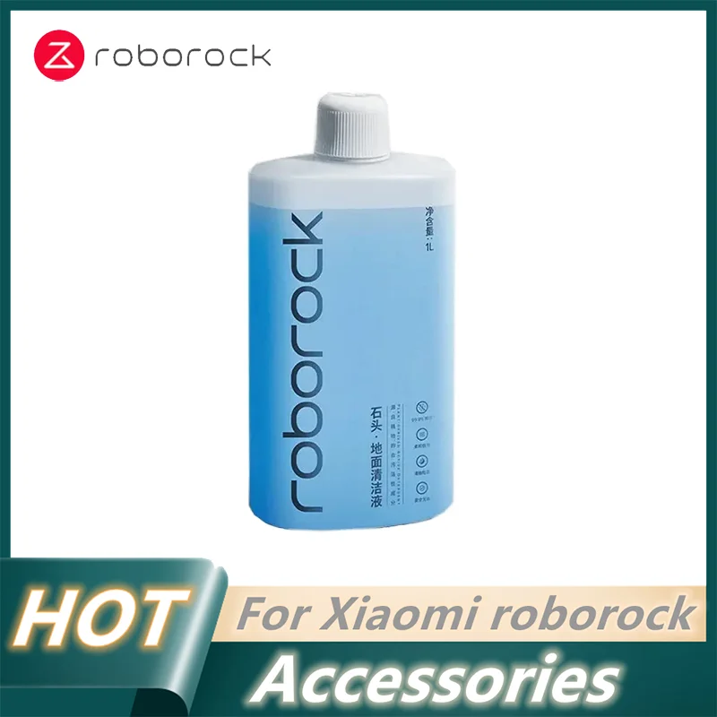 Original Floor Cleaning Solution Roborock S7 MaxV Ultra/Dyad/S7 Vacuum Cleaner Spare Parts 1L Robot Mops Antibacterial