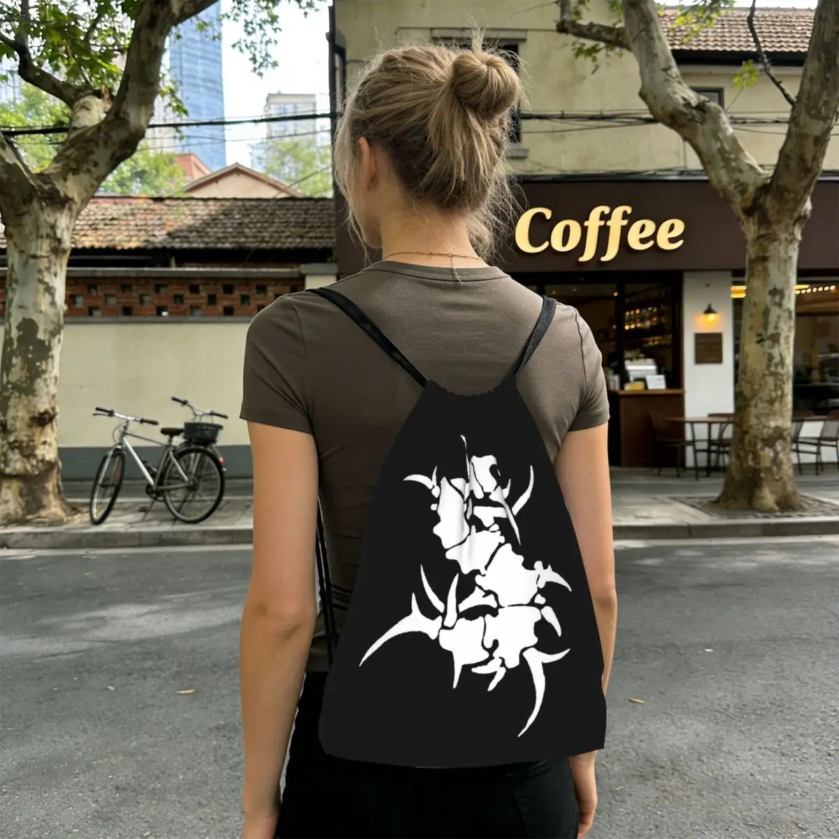 Sepultura Slayer Death Metal Backpacks Multi-function Drawstring Bags Sports Bag Book Bags for Travel Students