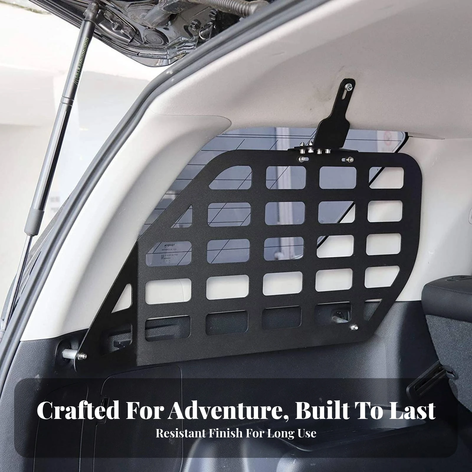 Rear Storage Cargo Rack Versatile Cargo Storage Rack Shelf Heavy-Duty Organizer Long-Lasting for Campers, Trunk Organization