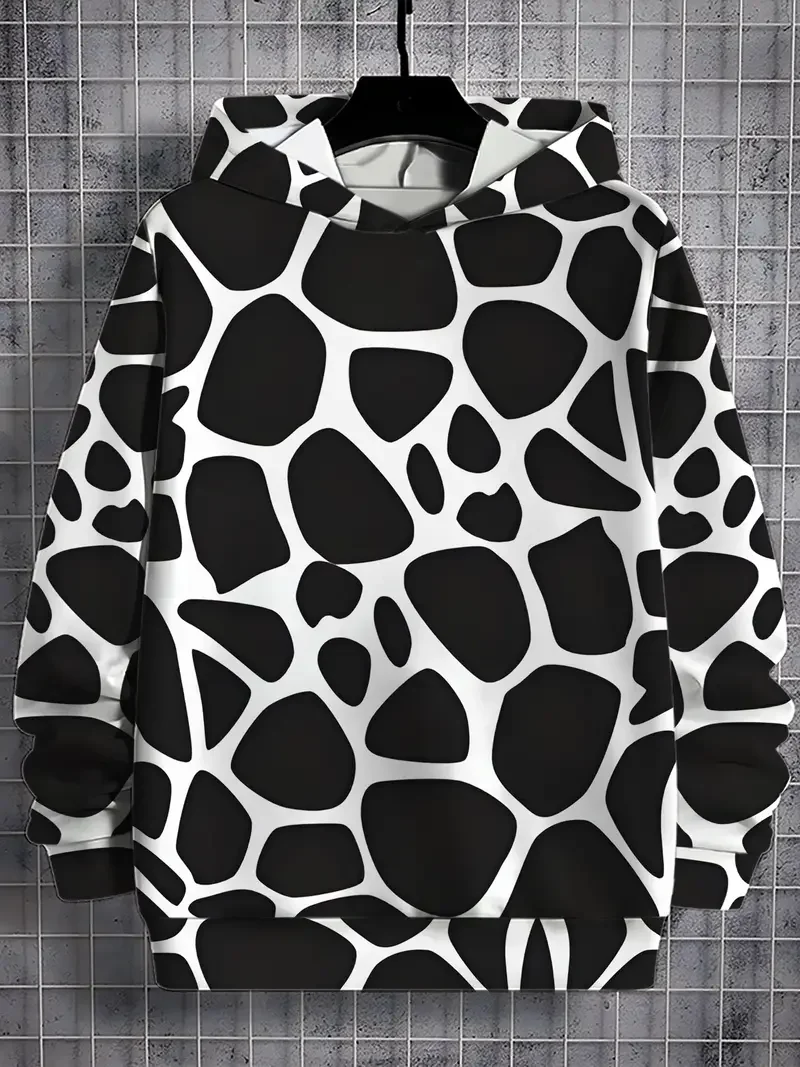 Men's Hoodie 3d Print Funny Art Tops Graphics Long Sleeve Hoodie Autumn Fashion Dragon Women Oversized Streetwear Man Clothes