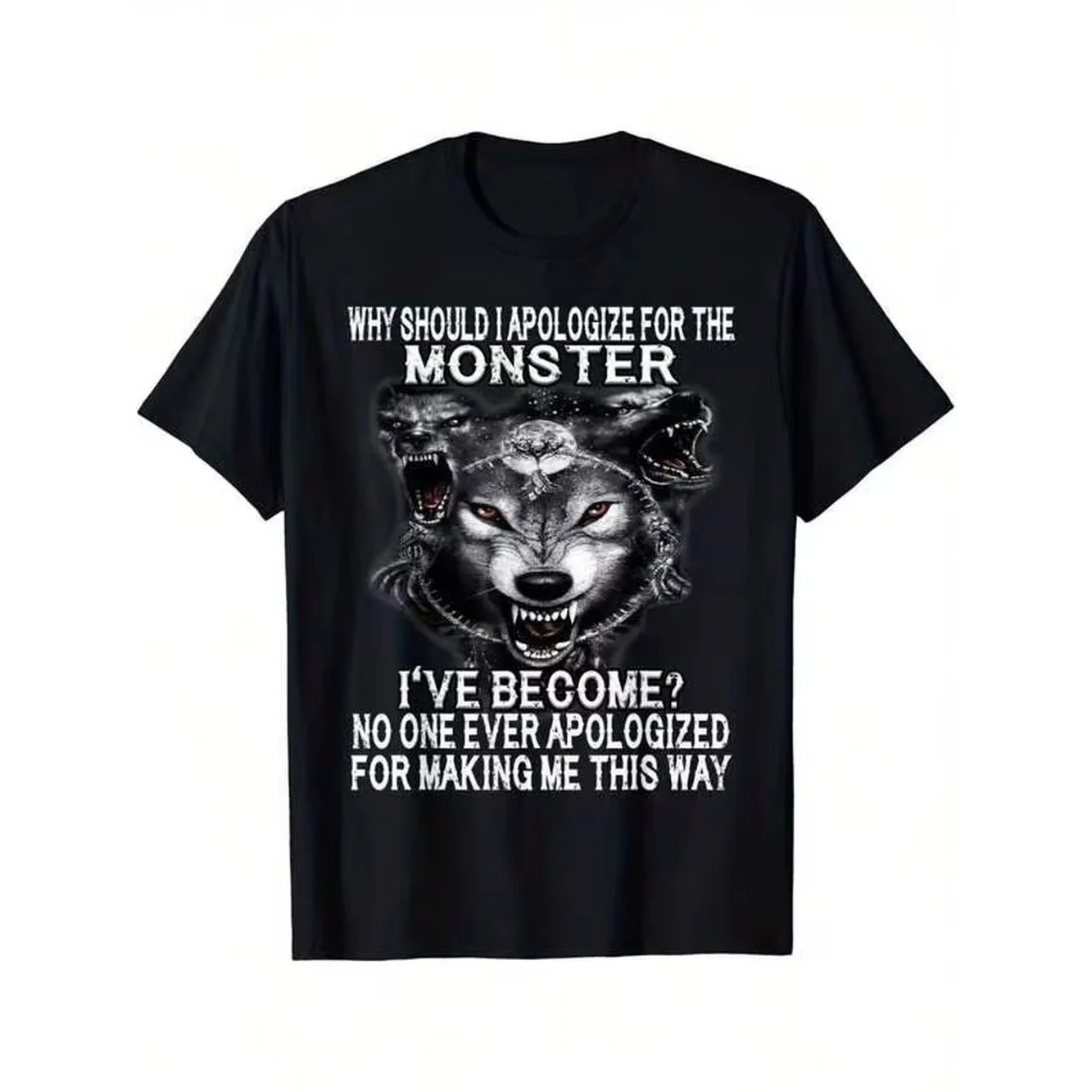 Monster Women Cotton T-Shirt Digital Printing High Quality Cotton Fabric Bright Design Comfortable And Fashionable Suitable For Daily Wear