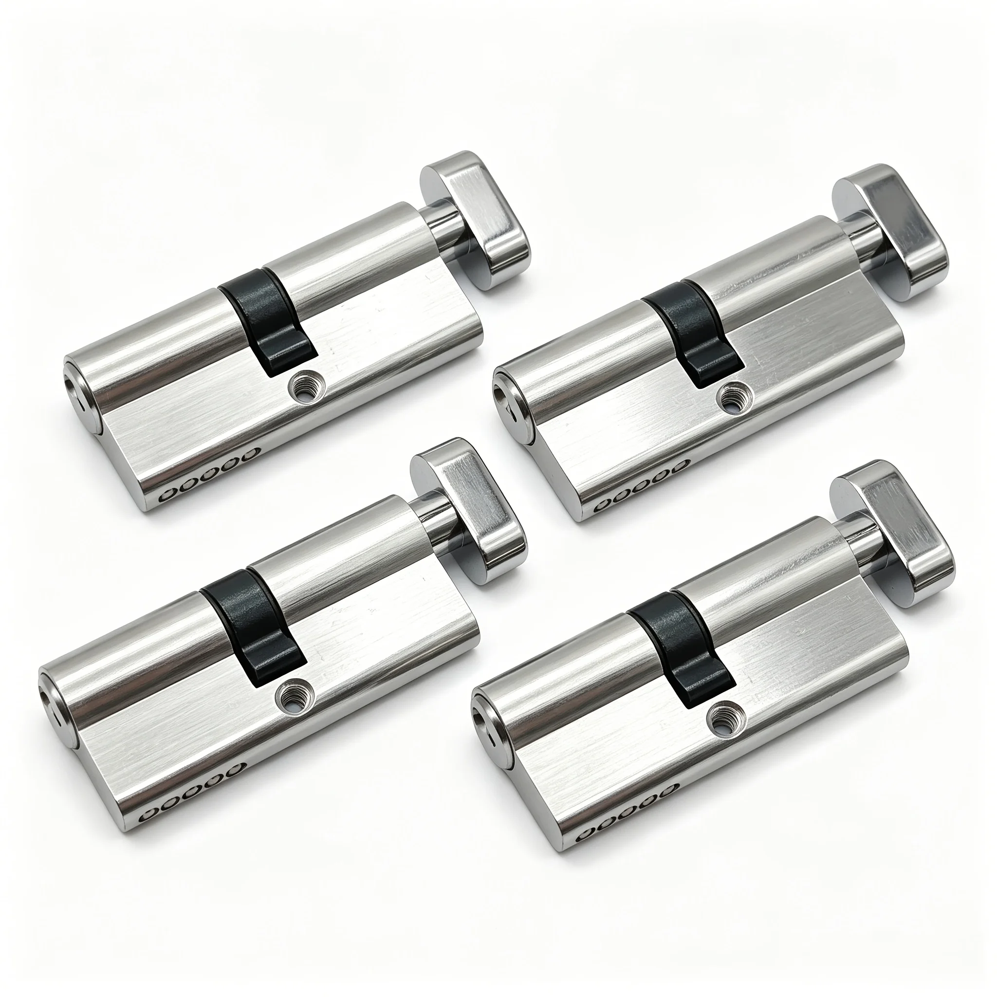 Home Office Immigration - 4Pc European Standard 70mm Silver Single-Opening