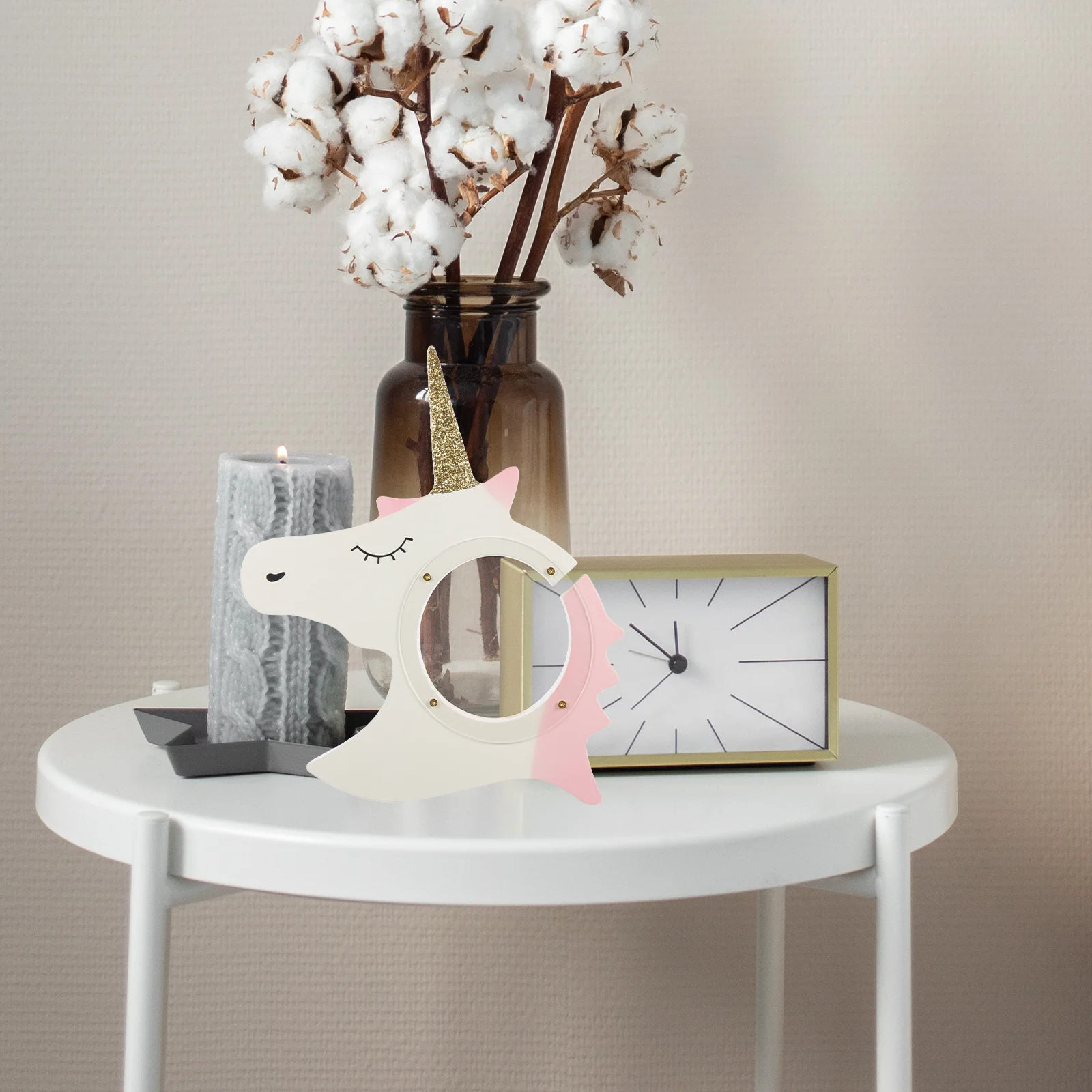 Eenhoorn Spaarpot Acryl Muntcontainer Kinderen Spaarpot Voor Meisjes Leuke Desktop Decor Duurzame Geld Opbergdoos Cartoon Bank