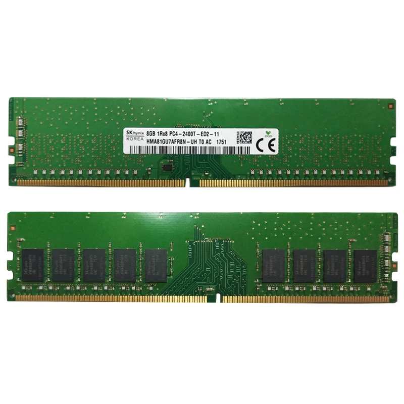 ‎SK Hynix RAM 8GB ECC 1RX8 PC4- 2133P 2400T 2666V -ED2-11 HMA81GR7AFR8N-UH Server Memory High Quality