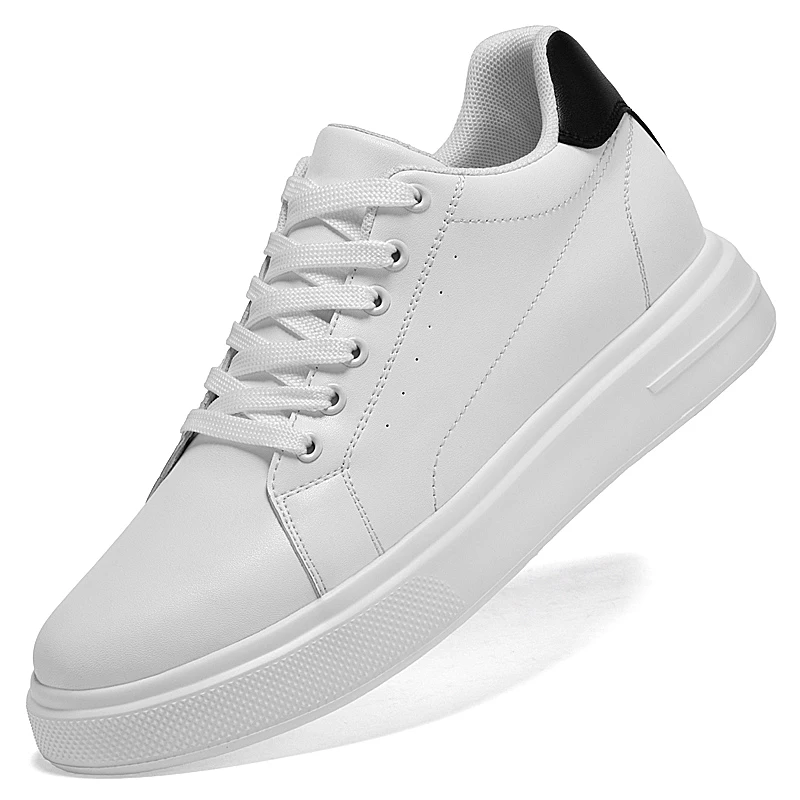 Soft Cushion Casual Sneakers with Hidden Height Boost – Lightweight Breathable Walking Shoes for Daily Comfort